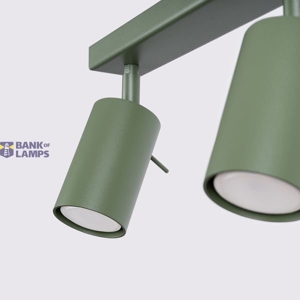 RING CEILING LAMP 4L OLIVE GREEN 4XGU10 image 11