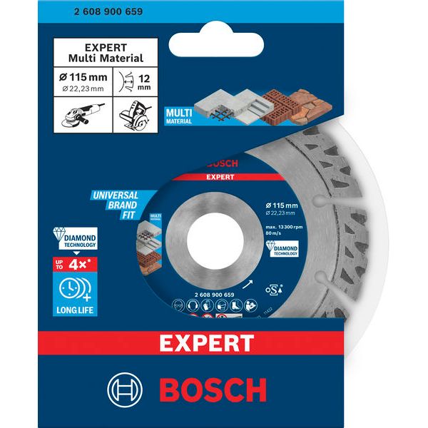 EXPERT MultiMaterial Diamond Cutting Disc 115 x 22,23 x 2,2 x 12 mm image 2