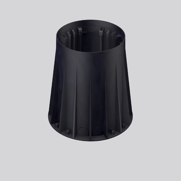 Anchoring tube D 302 H 320 colour: black image 2