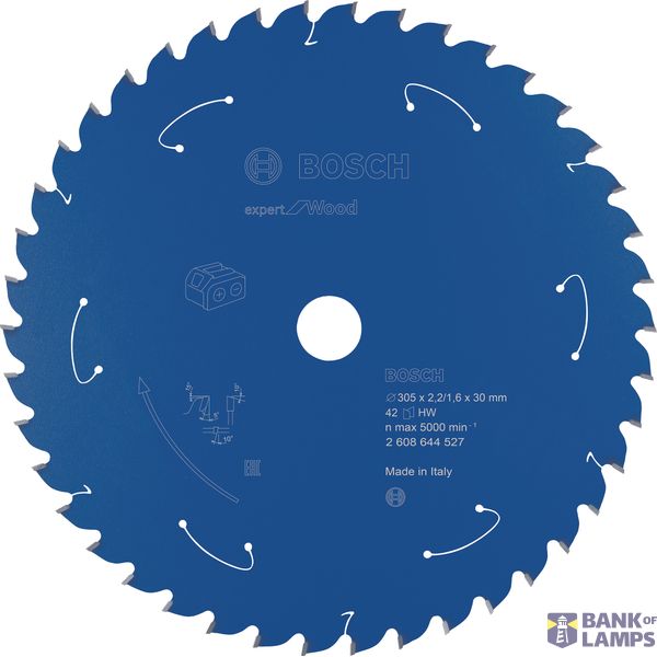 Expert for Wood Circular Saw Blade for Cordless Saws 305x2.2/1.6x30 T42 image 1