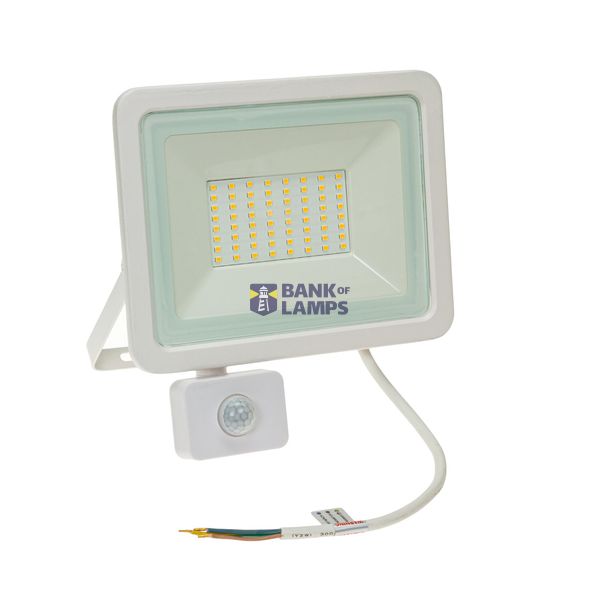 NOCTIS LUX 2 SMD 230V 50W IP44 NW white with sensor image 1