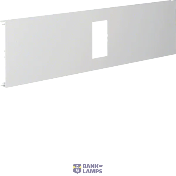 Pre-cut lid AEE 4gang,BRA70172,nat.anod. image 1
