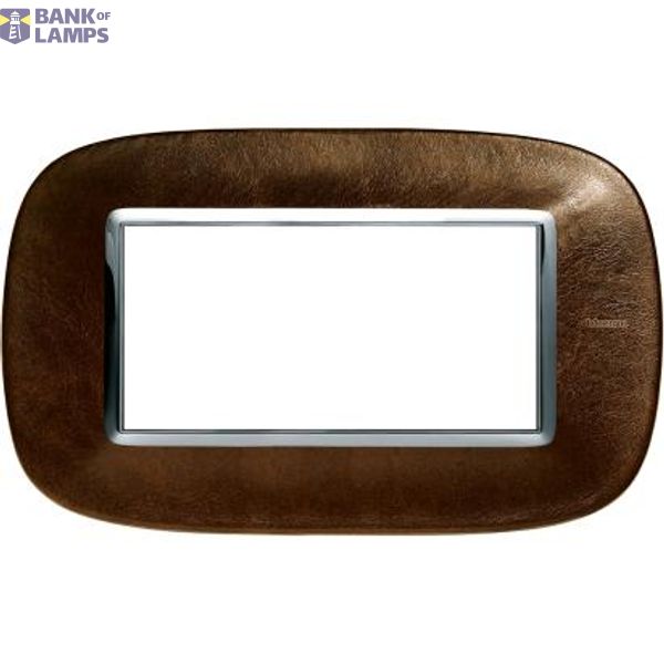 BTicino HB4804SLS Axolute - 4-module coffee cover plate image 1