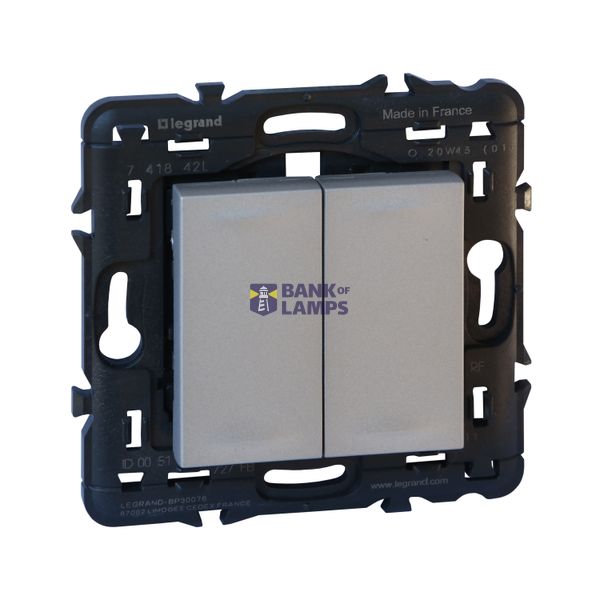 WIRELESS BATTERYLESS 2 GANG CONTROL SWITCH 2-WAYS ON/OFF VALENA NEXT A image 2