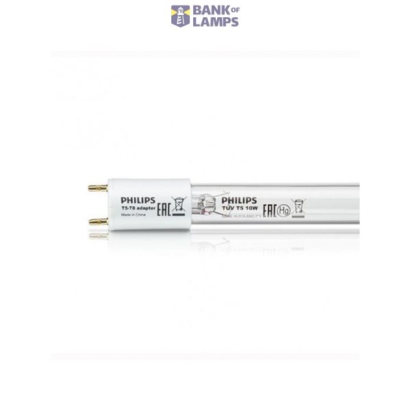 TUV T5 10W with adapters T5-T8 FAM/10X25 image 1