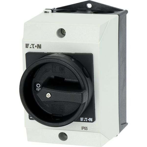 T0-3-15680/I1/SVB-SW Main switch, T0, 20 A, surface mounting, 3 contact unit(s), 3 pole + N, 1 N/O, 1 N/C, STOP function, With black rotary handle and locking ring, Lockab image 5