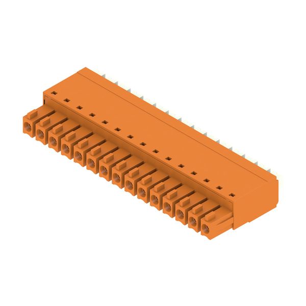 PCB plug-in connector, female plug, 3.81 mm, Number of poles: 15, 180°, PUSH IN with actuator, Clamping range, max. : 1.5 mm², Box image 2