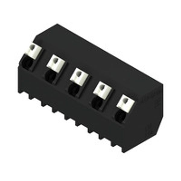 Printed circuit board terminals, 7.50 mm, Number of poles: 5, 135°, Solder pin length (l): 1.5 mm, black, PUSH IN with actuator, Clamping range, max. : 1.5 mm², Tape image 1