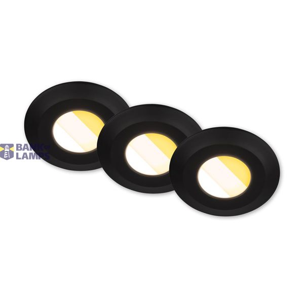 Nachhaltige Ultraflache LED Einbauleuchten 3er-Set image 1