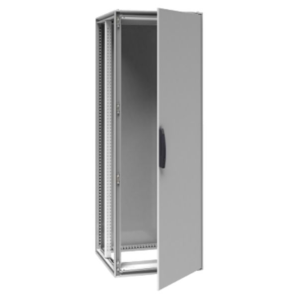 PrismaSet free-standing cabinet 2000x700x800mm, full door, IP55, RAL7035 (NSYSFP20780G) image 1