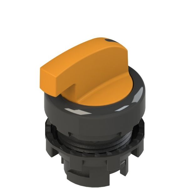 Long handle selector, 3 positions orange with marking image 1