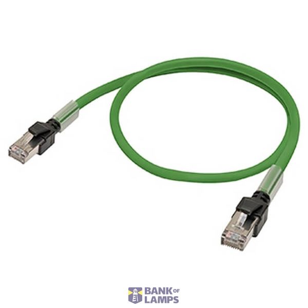 Ethernet patch cable, S/FTP, Cat.5, PUR (Green), 5 m image 1