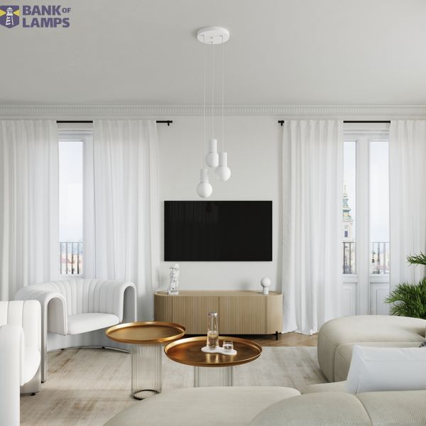 Pendant lamp HALO 1 white image 7