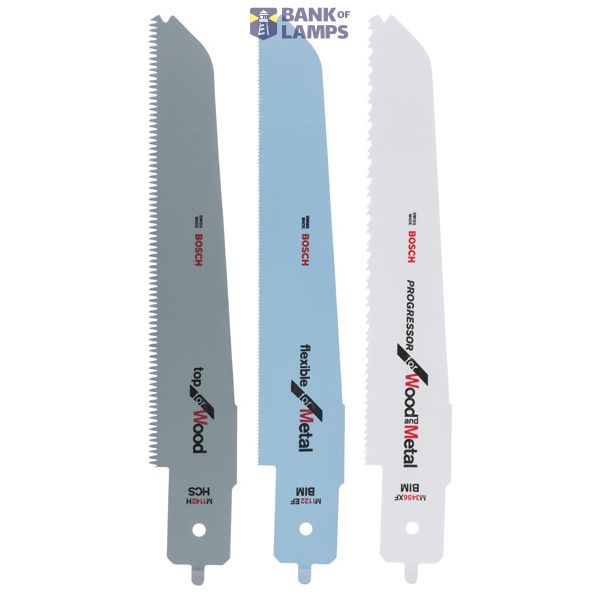 3-piece jigsaw blade set for Bosch Multisaw PFZ 500 EM 1142 H; M 3456 XF; M 1122 EF 3 pcs. image 1
