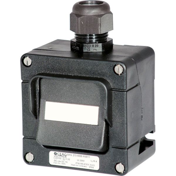 T0-1-8214/I1 Changeoverswitches, T0, 20 A, surface mounting, 1 contact unit(s), Contacts: 2, 45 °, momentary, With 0 (Off) position, with spring-return from both d image 614
