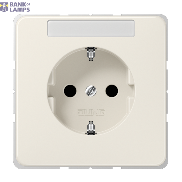 SCHUKO socket, 16 A 250 V ~, screw terminals, duroplast, CD series, white image 1