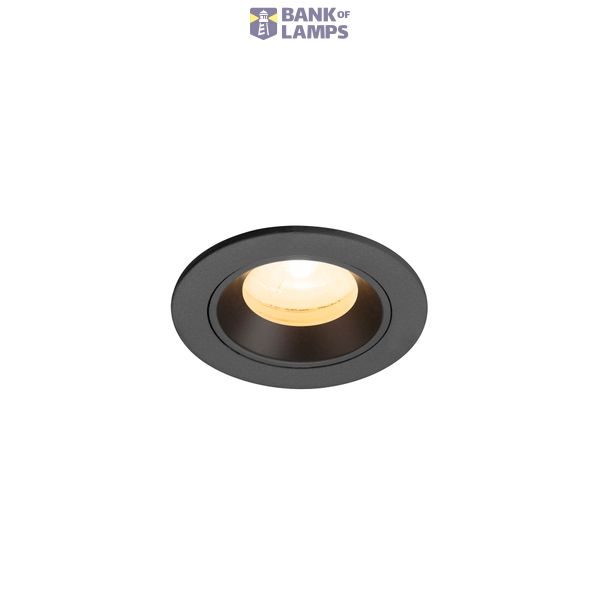 NUMINOS© XS recessed ceiling light 3000K 20ø IP20 round bl image 1