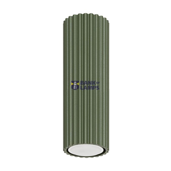 HIGH CEILING TUBE GREEN 20CM FROM THE KARBON SERIES FOR LIVING ROOM image 3