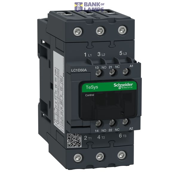 CONTACTOR EVERLINK 3P AC3  50A  400VAC image 1