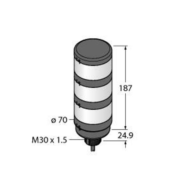 LED Signal Light Modular Signal Tower   TL70GYR image 1
