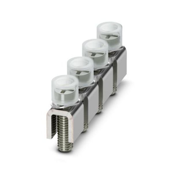Fixed bridge SCBI 4-15 W Fixed bridge, pitch: 15 mm, color: silver (3000910) image 1
