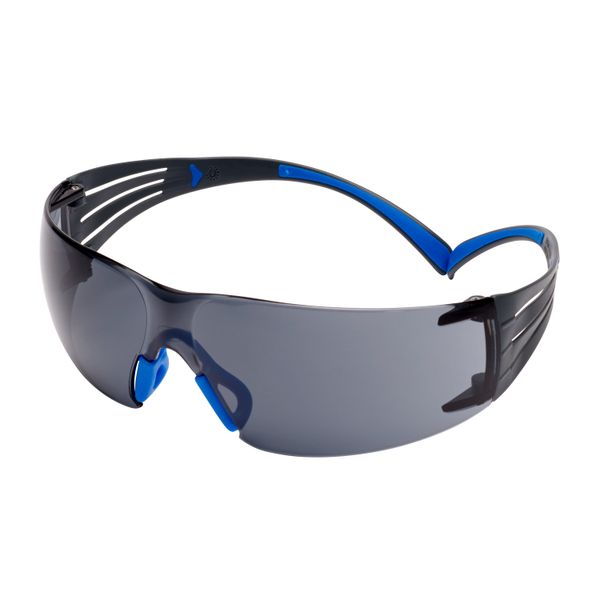 3M™ SecureFit™ 400 Safety Glasses, Blue/Grey Frame,  Scotchgard™ Anti- image 1