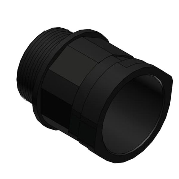 ALND-M202 CONDUIT FTNG STR M20 NW12 IP66 BLK image 1