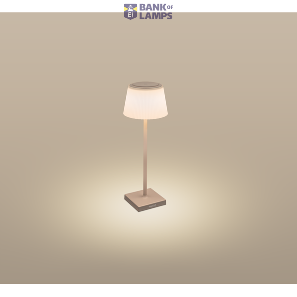 LAMP. DA TAVOLO MARGÒ RICAR. TORTORA image 1