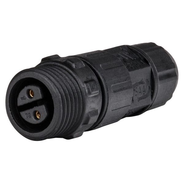 Socket without cover nut M16, 2-pin, image 1