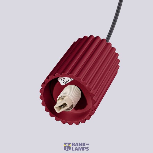 Pendant lamp HALO 3P burgundy image 13