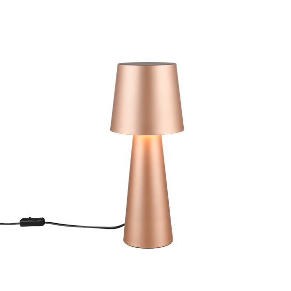 Nubian table lamp E27 coffee brown image 1