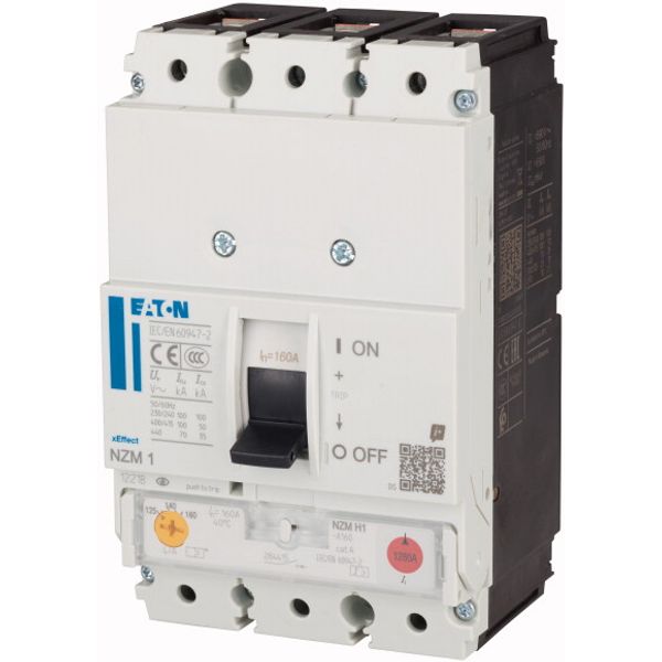 NZMH1-A160 Circuit-breaker, 3p, 160A image 3