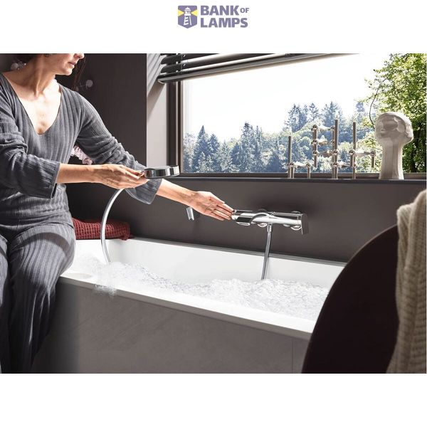 Vivenis bath mixer, chrome image 2