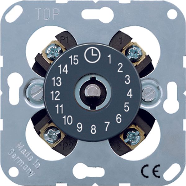 Timer switch insert 2-pole, 1-way 11015 image 2