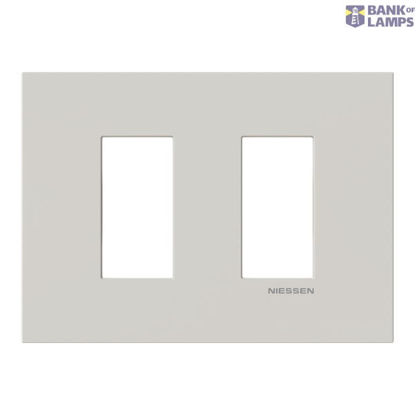Frame - 1-gang / 1+1-module - Niessen logo - S - Dune image 1