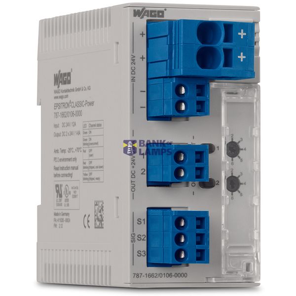 Electronic circuit breaker 2-channel 24 VDC input voltage image 3