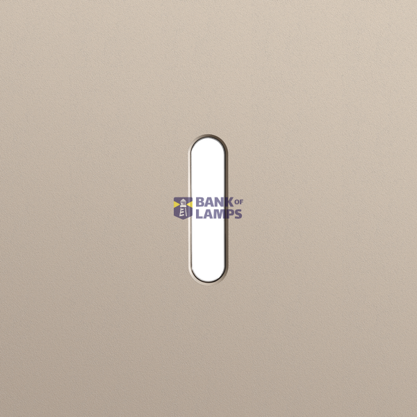 Onefold faceplate, for Niko Rocker (1 part), Niko Home Control, steel image 4