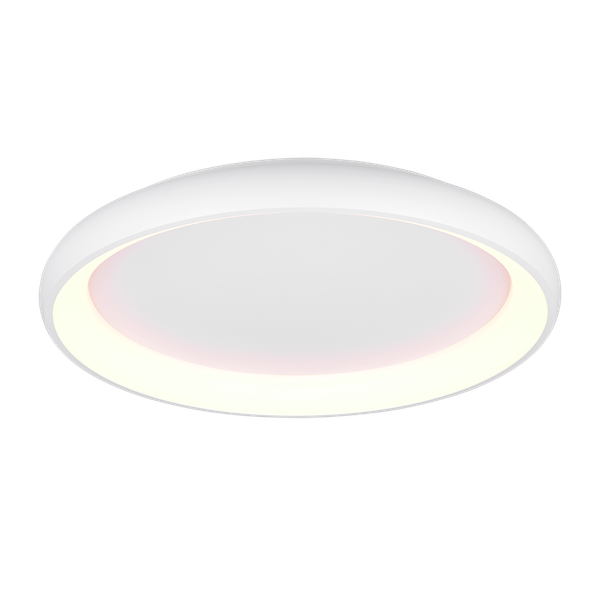 Cardona LED ceiling lamp 75 cm matt white image 1