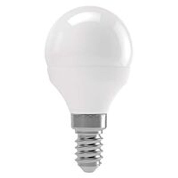 EMOS LED Bulb 6W-42 E14 500lm 3000K 270° WW Basic Mini Globe image 1