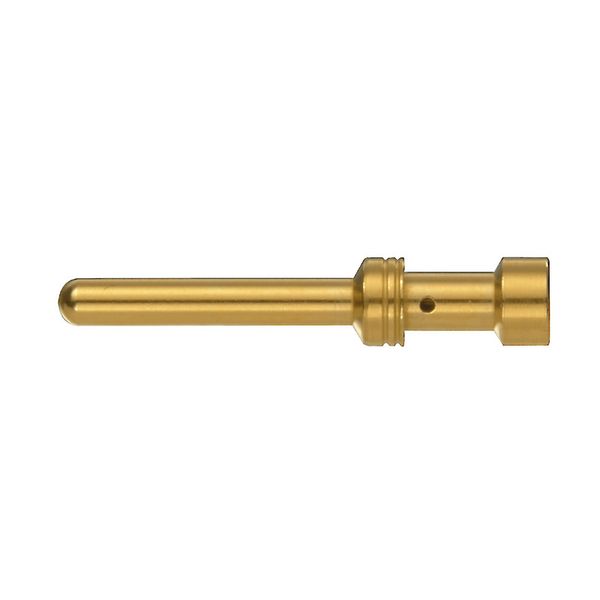 Heavy-duty connectors, Crimp contact, HE, HEE, HQ, MixMate, Male, Conductor cross-section, max.: 4, turned, Copper alloy image 1
