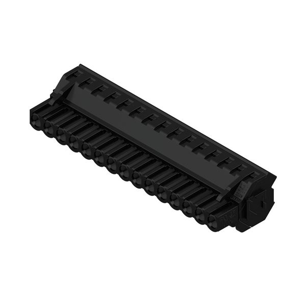 PCB plug-in connector, female plug, 5.08 mm, Number of poles: 15, 225°, Clamping yoke connection, Clamping range, max. : 4 mm², Box image 2