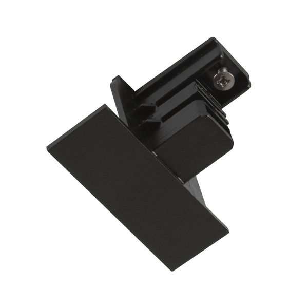 End cap  S-TRACK 3-phase-recessed rail ,black image 1