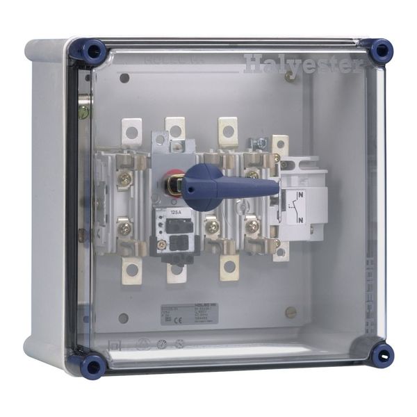 Switch and fuse Encl. with QSA 125A sz00 3p+N image 3