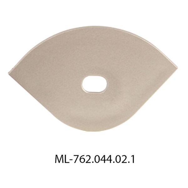 Terminal for RL with hole, silver color, 1 pc image 1