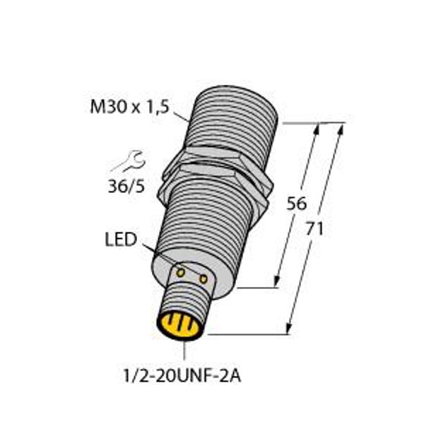 Inductive Sensor   BI10U-G30-ADZ30X2-B3131 image 1
