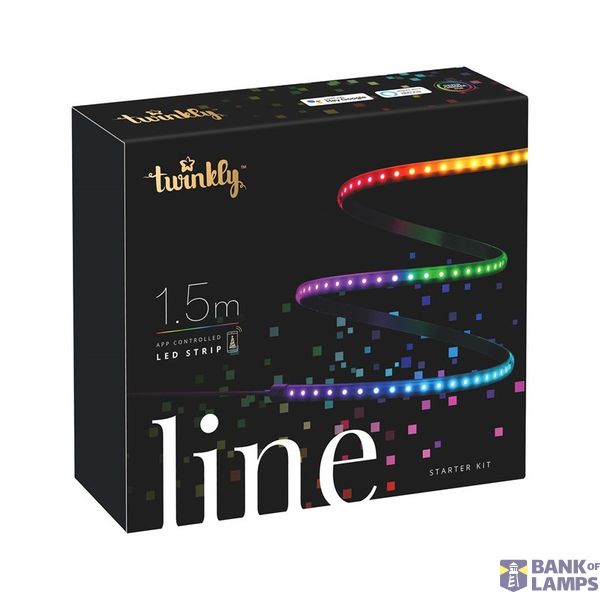 100L RGB light Line, 1,5 meter long starter, Black, BT+WiFi, Gen II, IP20, Plug C image 1