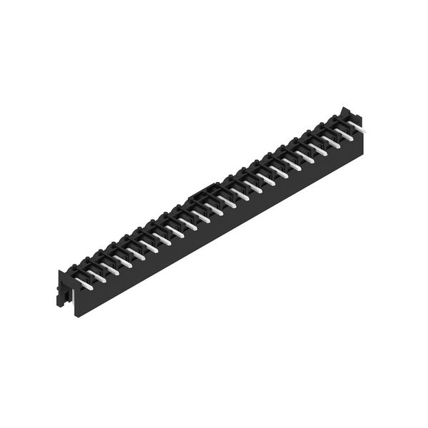PCB plug-in connector, male header, open side, THT/THR solder connection, 5.00 mm, Number of poles: 22, 90°, Solder pin length (l): 3.2 mm, tinned, black, Box image 2