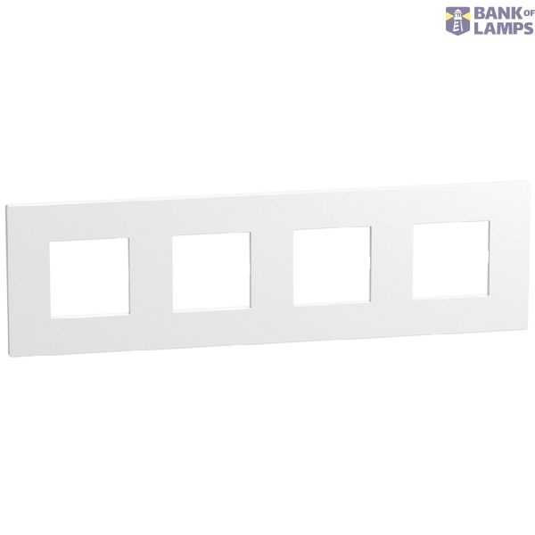 Light Now - coverplate 2x4P 71mm White image 1