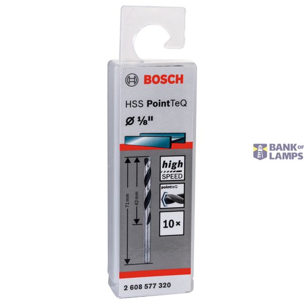 HSS Twist Drill Bit PointTeQ 1/8", 10 pcs. image 2