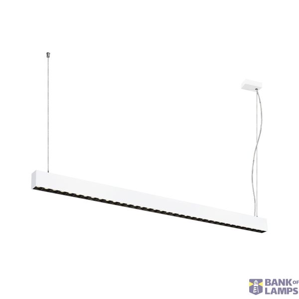 GLENOS© PRO, pendant light, DALI, UGR16,4000K, 75ø, wh/bl image 1
